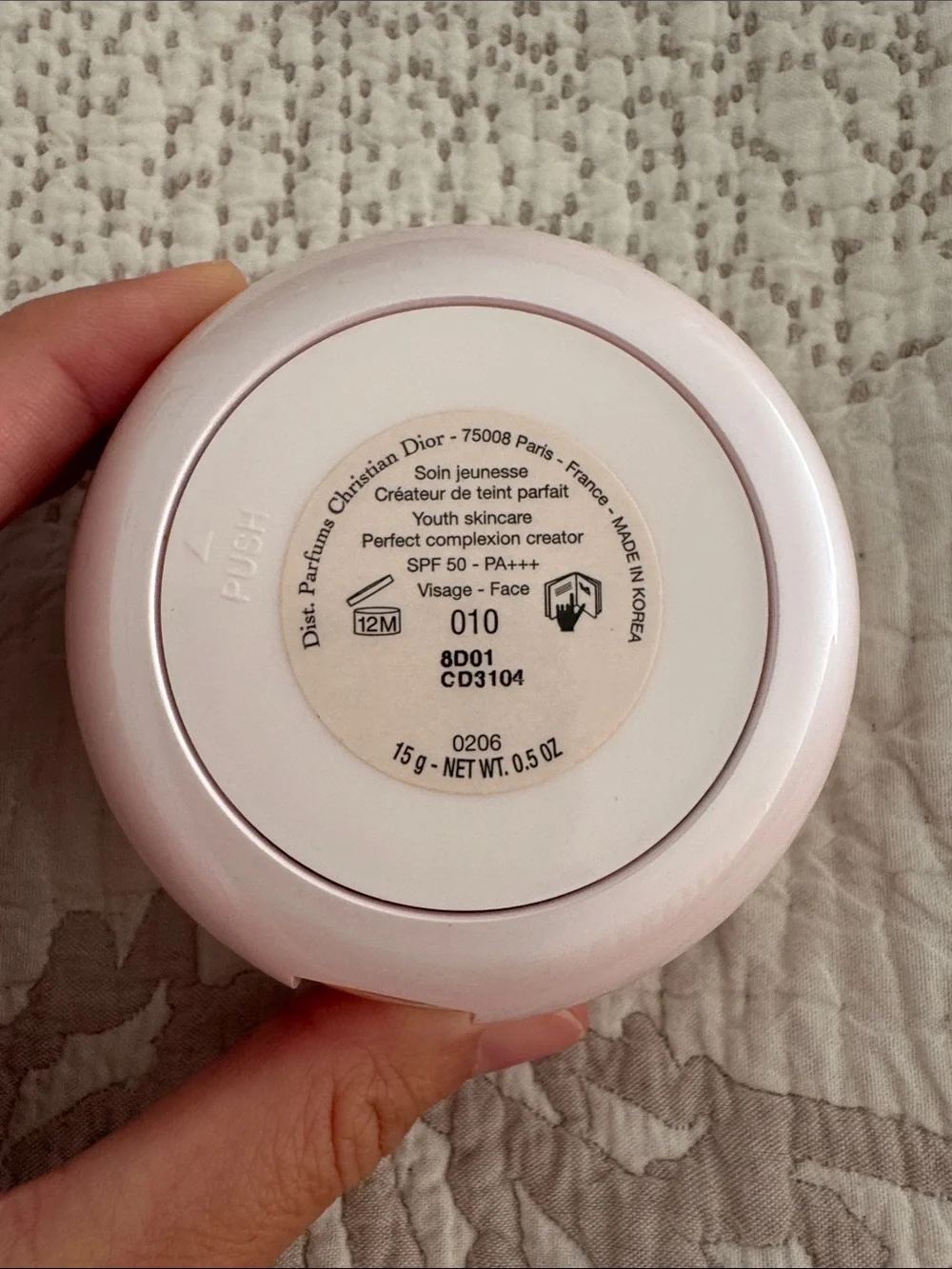 Dior DreamSkin Perfect Skin Cushion Compact in Pale Pink